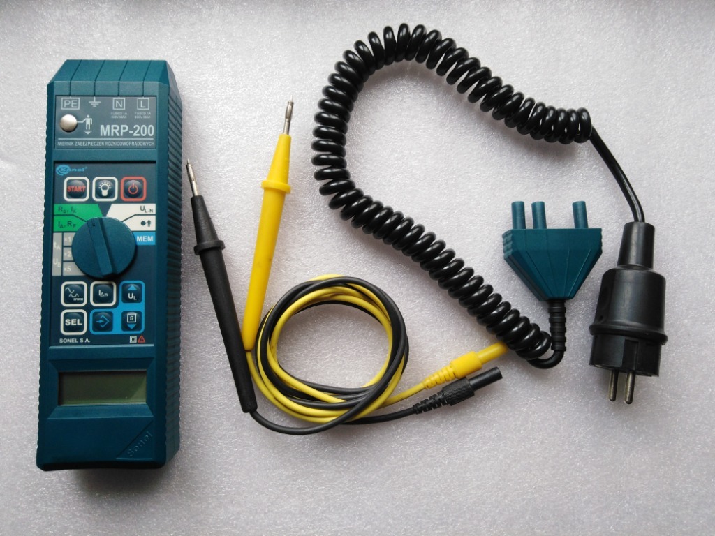 SONEL MRP-200 miernik zabezpieczeń RCD i R pętli | Grodzisk Mazowiecki ...