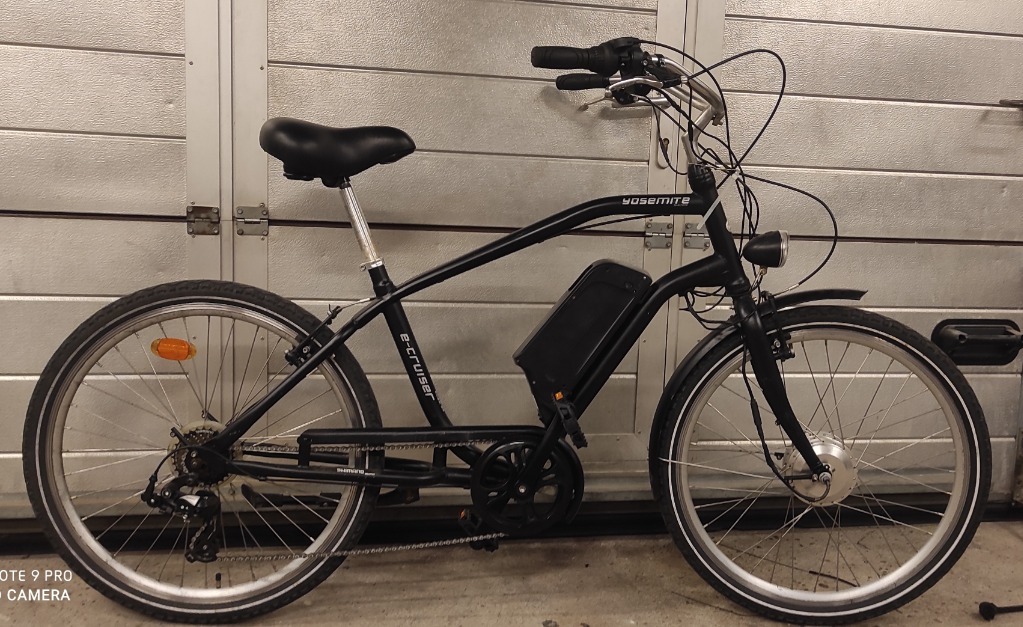 Rower elektryczny cruiser yosemite 26" 350W Zielonka Kup teraz na