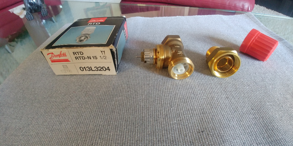 Danfoss Zawor termostatyczny RTD-N 15 prosty mosie | Gdansk | Kup teraz ...