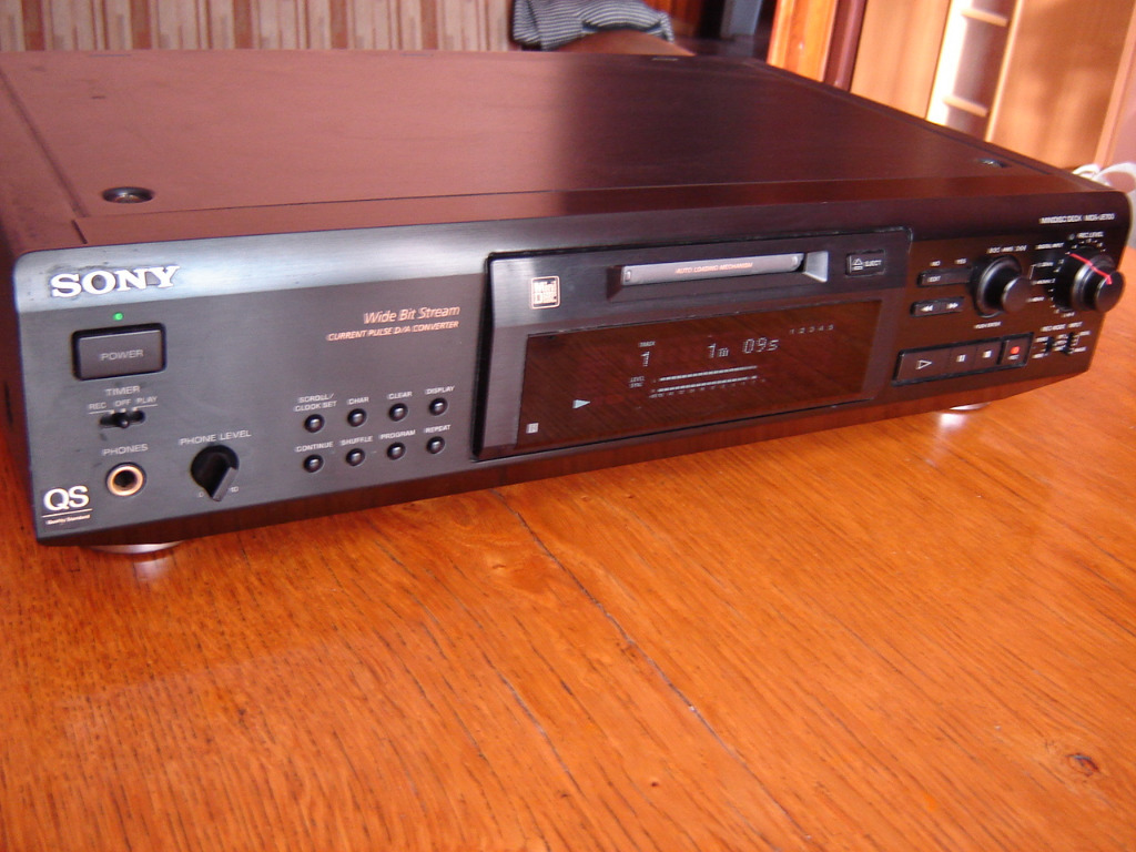 Minidisc Sony MDSJE 700 QS mini disc z pilotem. Mikstat Kup teraz