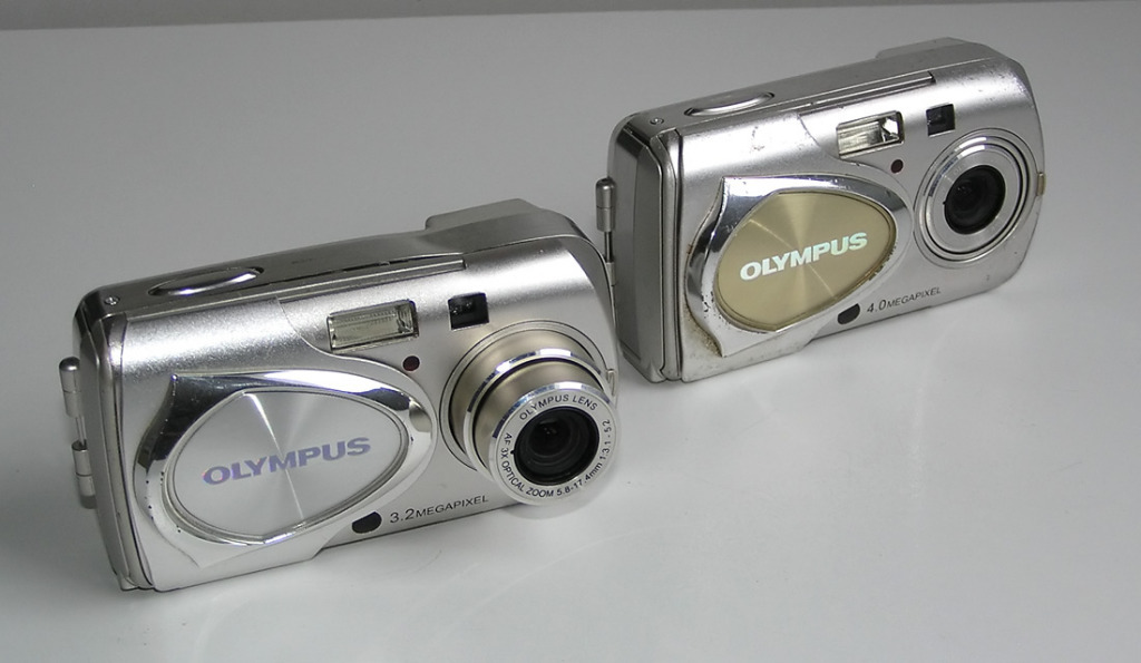 2 aparaty cyfrowe Olympus Mju 300+Mju 400 Digital Gdańsk Licytacja