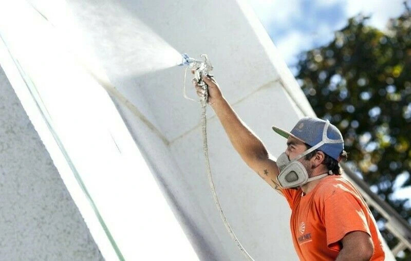 NATRYSKOWE MALOWANIE,TYNKOWANIE ELEWACJI 536480991 | Leszno | Kup teraz na  Allegro Lokalnie