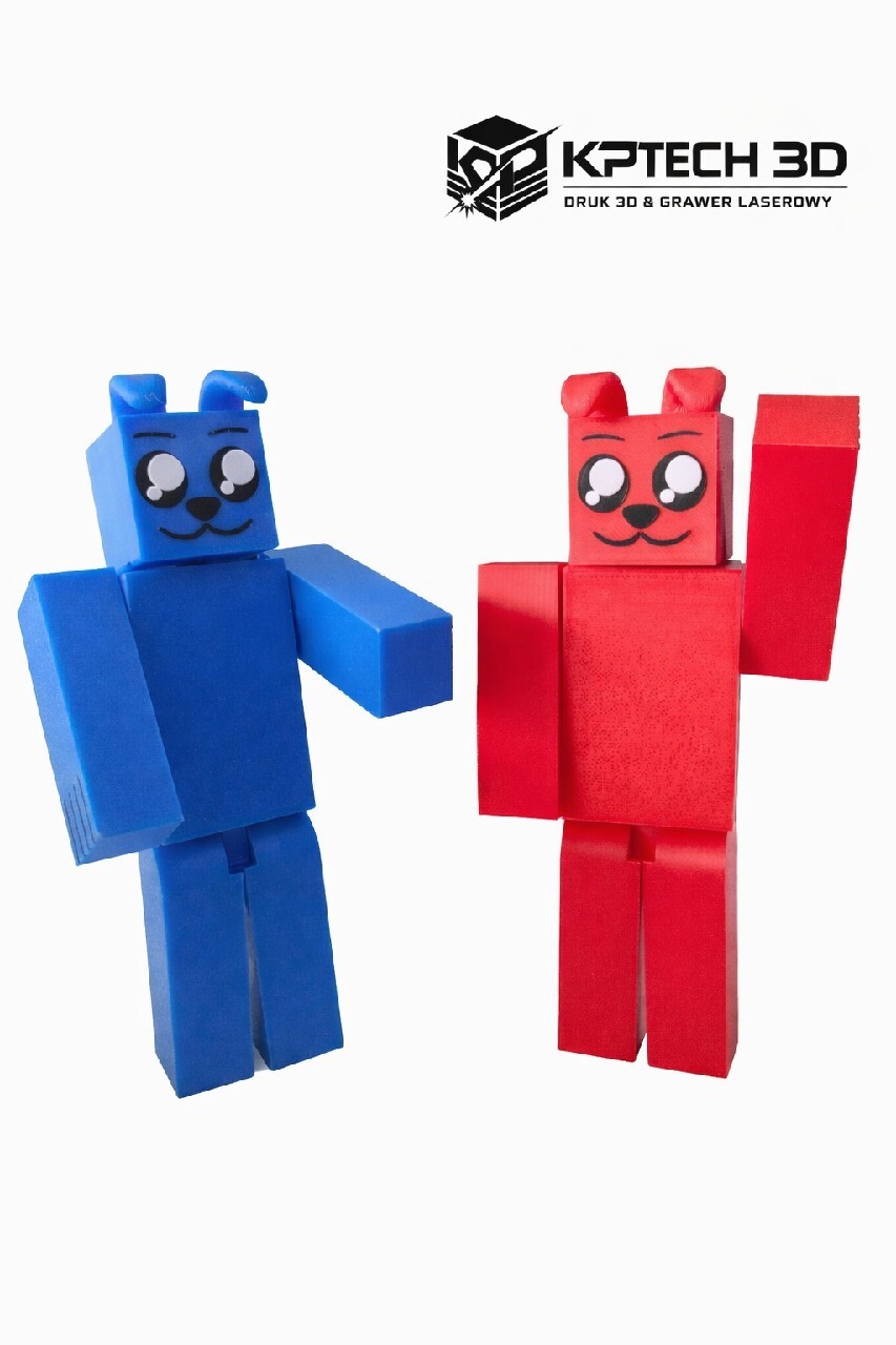 Figurki 3D Pimpek i Luczek – Minecraft 15 cm | Elbląg | Kup teraz na ...