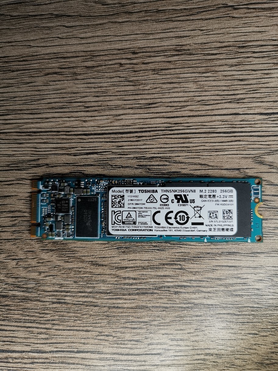 SSD TOSHIBA 256GB M.2 2280 THNSNK256GVN8 | Warszawa | Kup teraz na ...