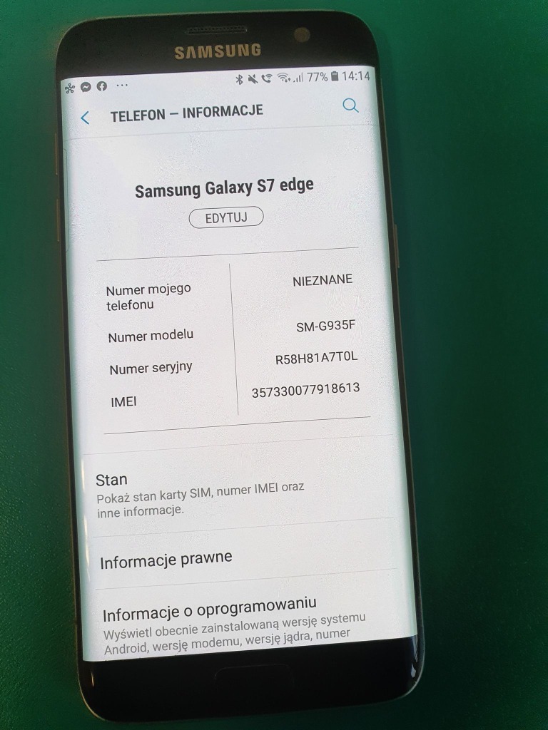 Samsung Galaxy S7 EDGE w stanie idealnym Warszawa Kup teraz na