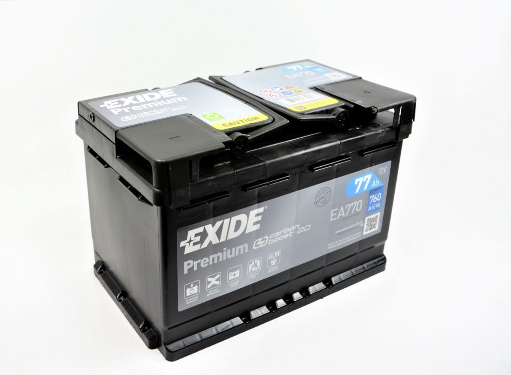 АКУМУЛЯТОР EXIDE PREMIUM 77AH 760A EA770 