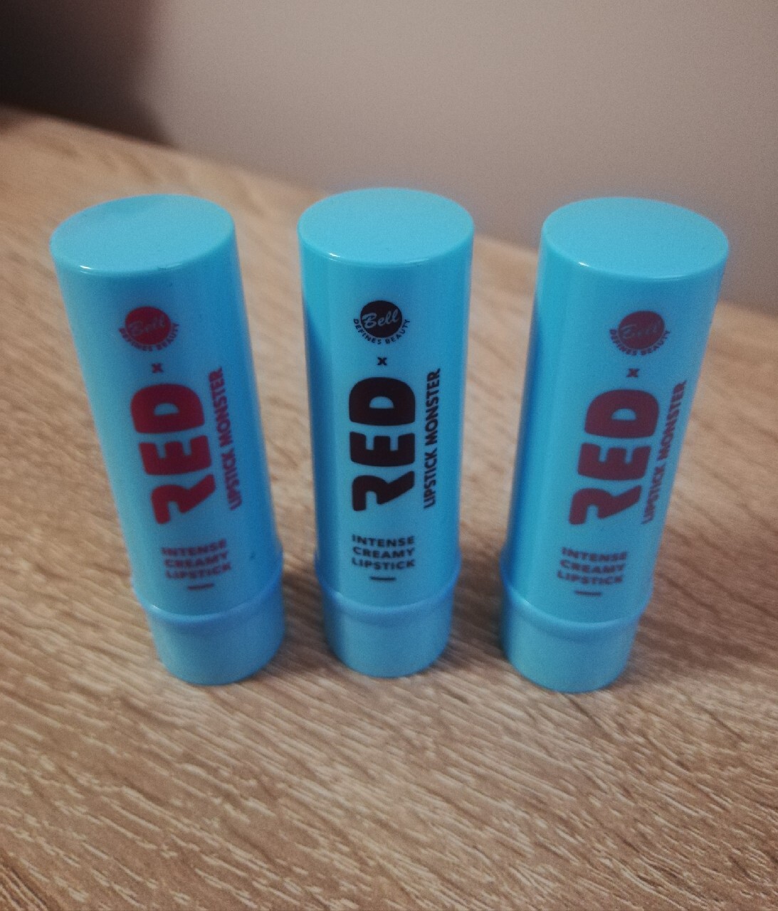 Pomadki Red Lipstick Monster Bell Banino Kup teraz na Allegro Lokalnie