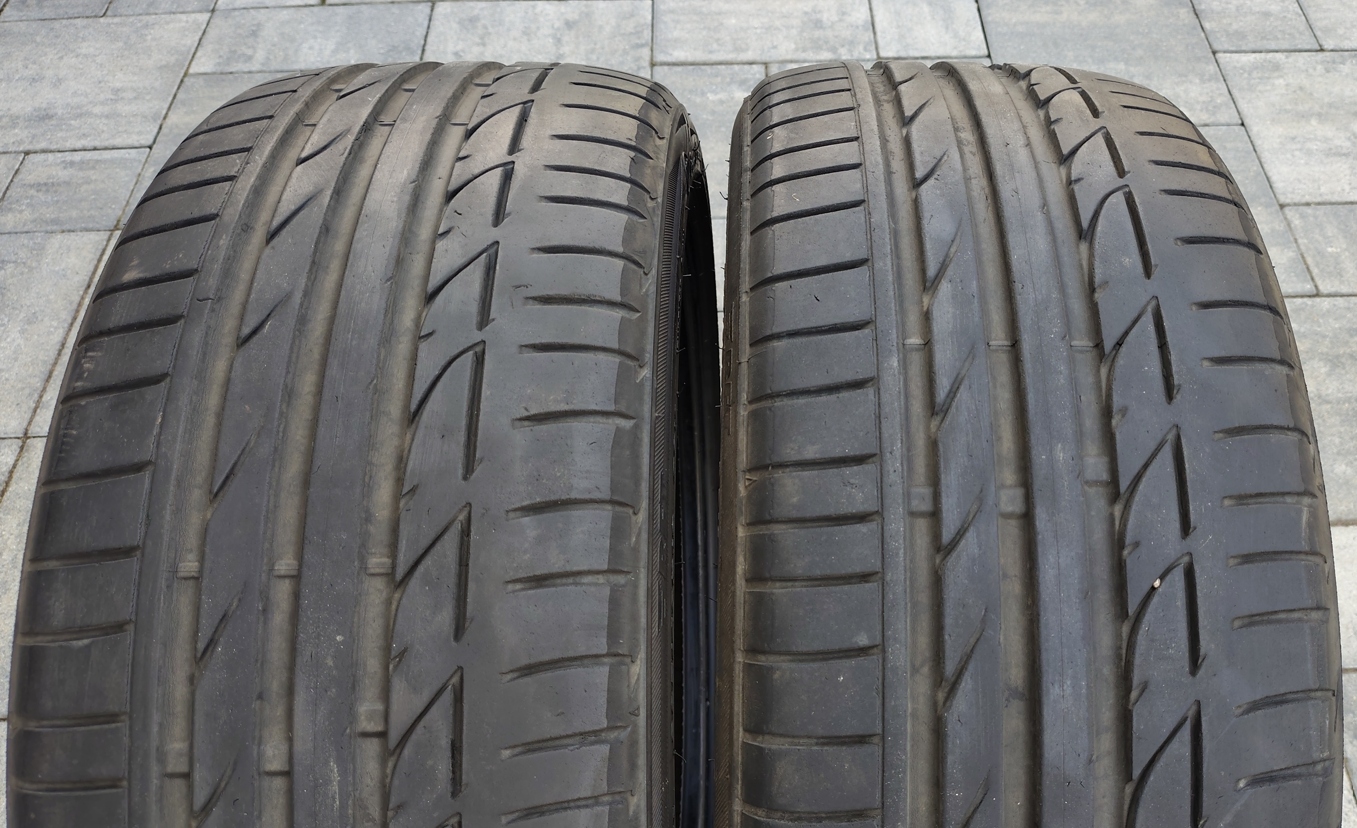 2x Bridgestone Potenza S001 225/40/R19 89Y Run Flat * BMW DOT 3817 6 mm