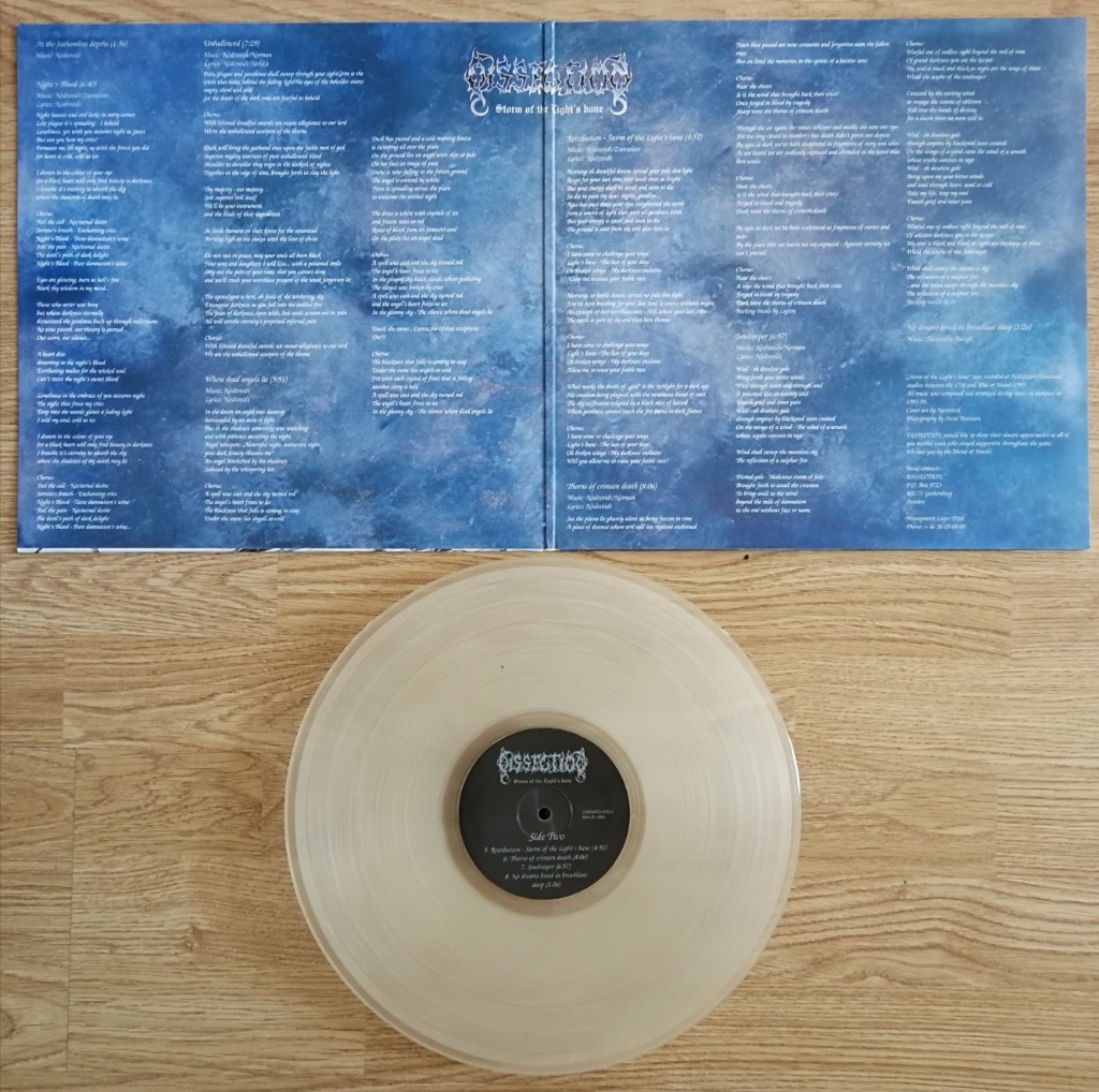 DISSECTION Storm Of The Light's Bane/Clear vinyl warszawa Licytacja