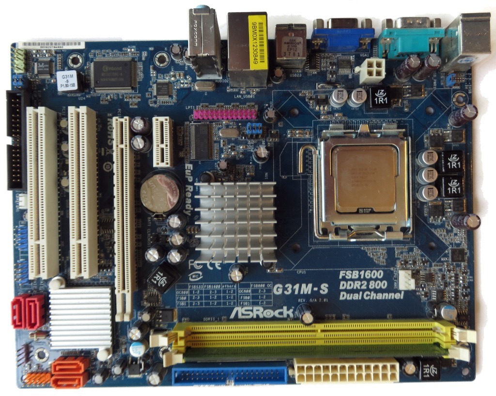 ASRock G31MS + Intel Celeron E3300 + 1GB RAM Warszawa Kup teraz na