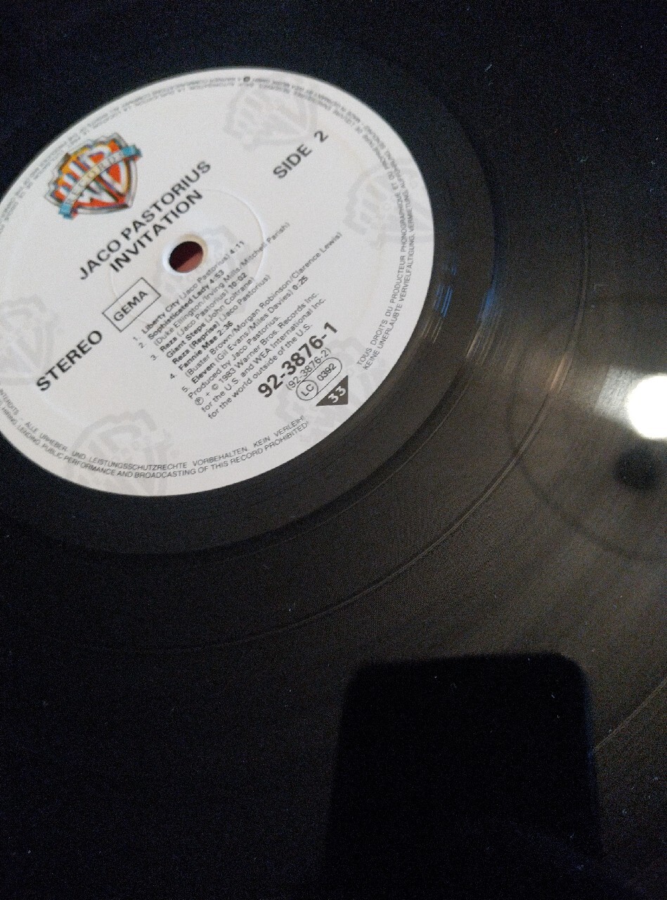 Jaco Pastorius Invitation (1983 press, EX+) Warszawa Licytacja na