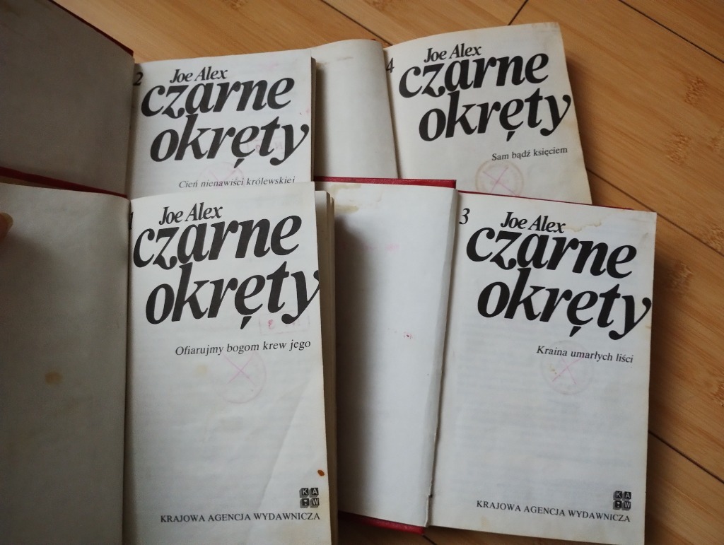 Joe Alex Czarne okręty T. 1 4 / komplet Jędrzejów Kup teraz na
