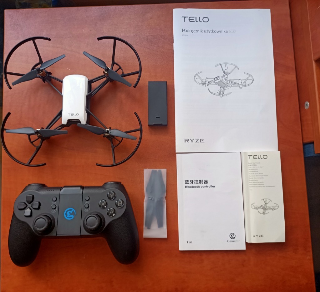 Dron Dji Ryze Tello Bateria kontroler zestaw Gda sk Kup