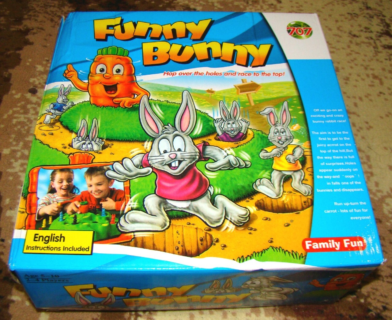 Gra Funny Bunny Skaczące króliki Łódź Kup teraz na Allegro Lokalnie