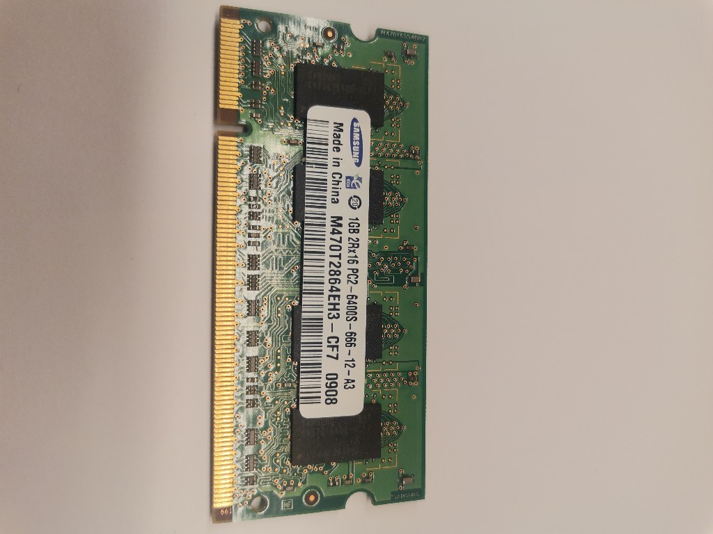 1gb 2rx16 Pc2 6400s 666 12 A3 Kup Teraz Za 12 00 Zl Zielonki Allegro Lokalnie