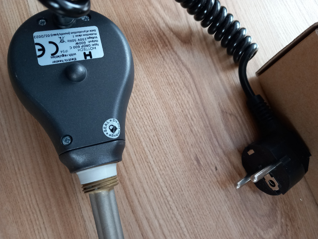 Grzałka HOTTECH DROOP 600W do grzejnika czarna | Niepołomice | Kup ...