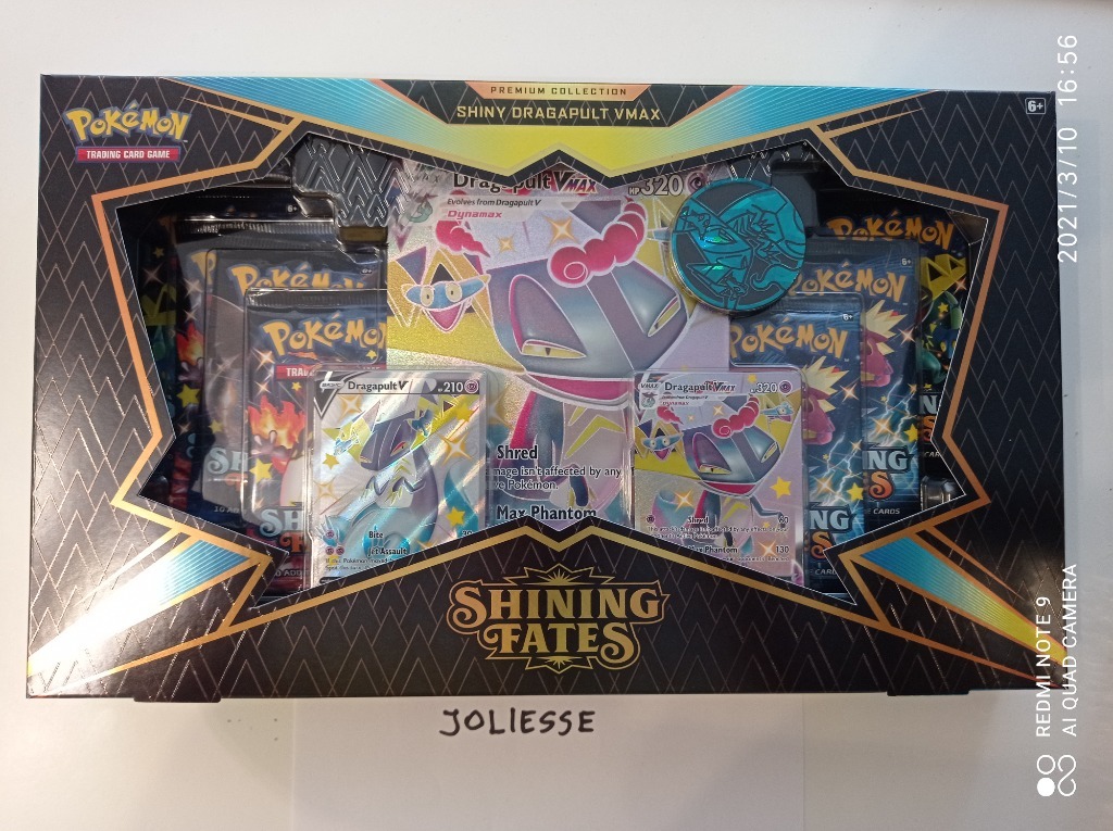 POKEMON SHINING FATES DRAGAPULT VMAX BOX PREMIUM | Łódź | Kup teraz na