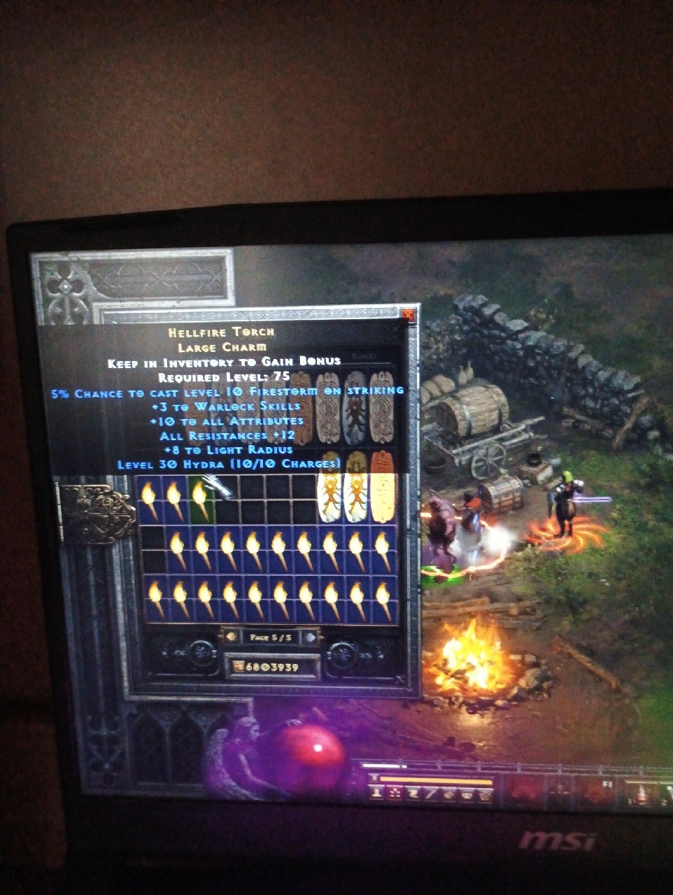 D2r rotw nonladder warlock torch 10 12 | Słubice | Kup teraz na Allegro ...