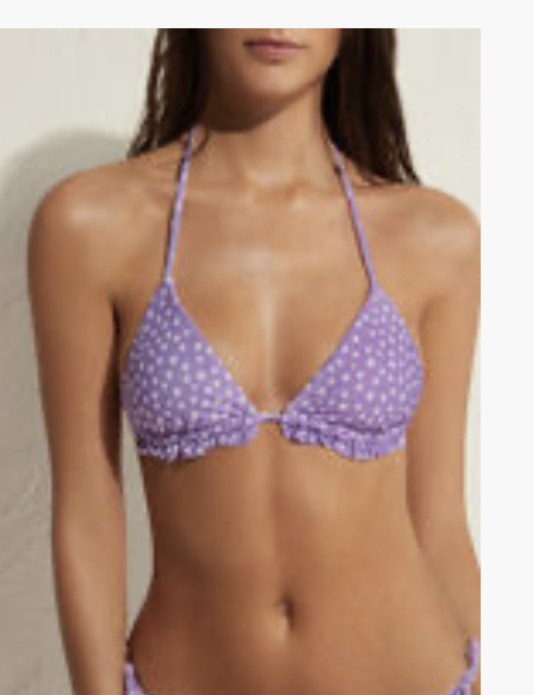 Góra bikini 80 D calzedonia fiolet grochy Chojna Kup teraz na