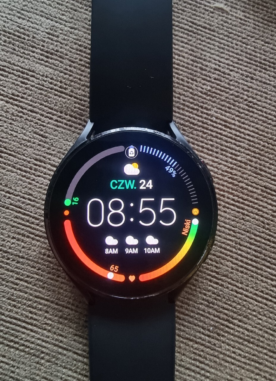 Samsung Watch 4 44mm Black Kołobrzeg Licytacja na Allegro Lokalnie