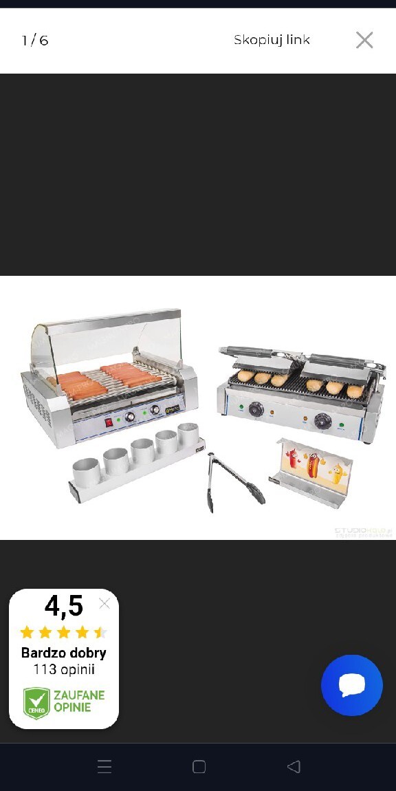 Grill Elektryczny HOT DOG Zabrze Kup teraz na Allegro Lokalnie