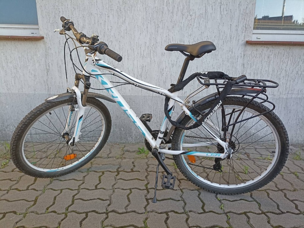 ROWER KROSS LEA 1.0 17" MTB damski bialoniebieski Olsztyn Kup