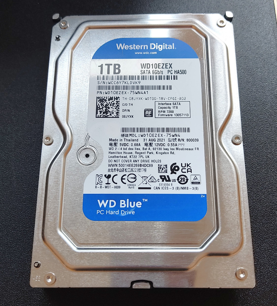 WD Caviar Blue 1TB 3.5" SATA III (WD10EZEX) 2 Łomża Licytacja na Allegro Lokalnie