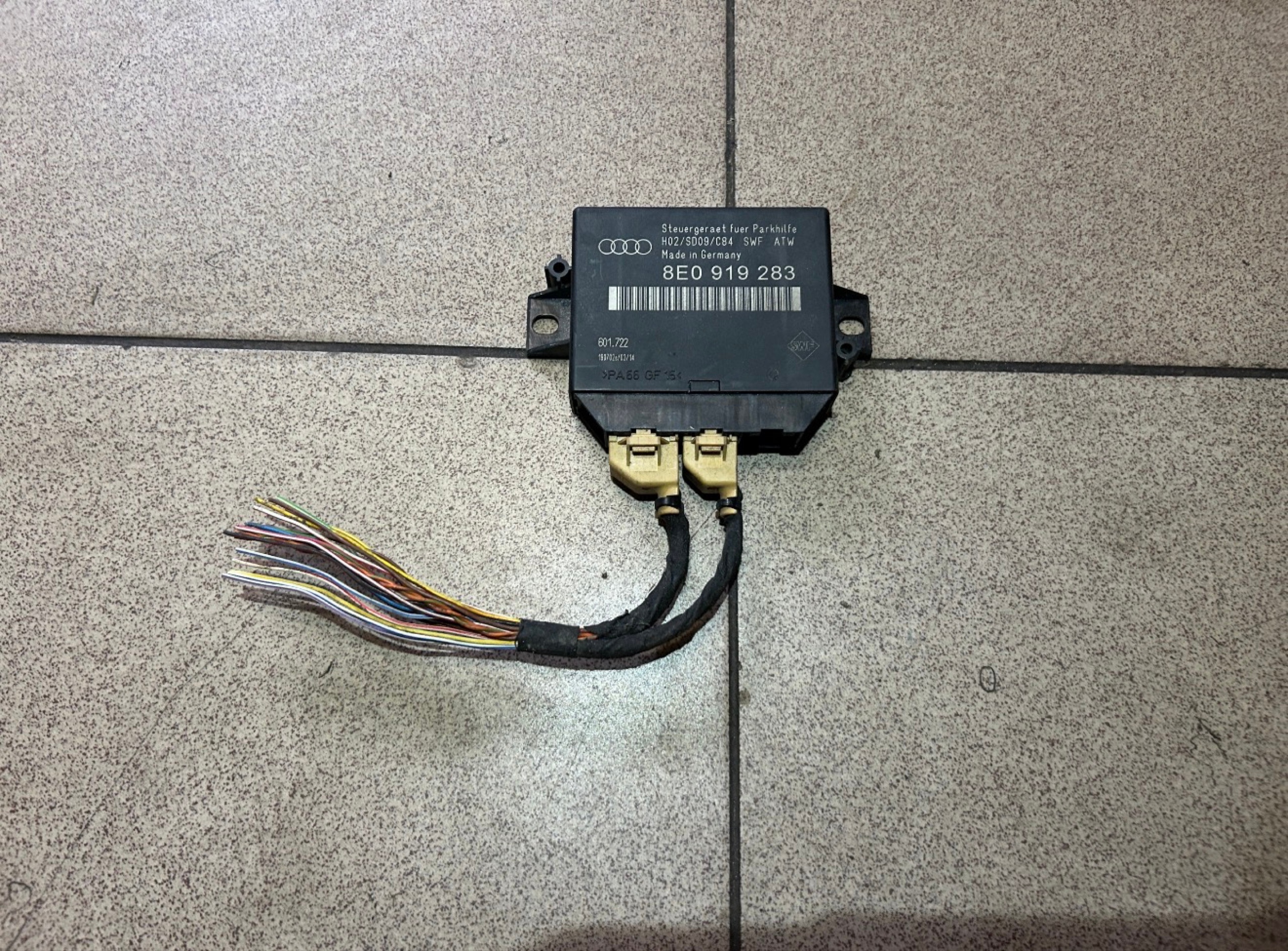 8E0919283 AUDI A4 B6 B7 A6 C5 МОДУЛЬ ПАРКТРОНІК БЛОК КЕРУВАННЯ ДАТЧИКІВ ПАРКУВАННЯ 