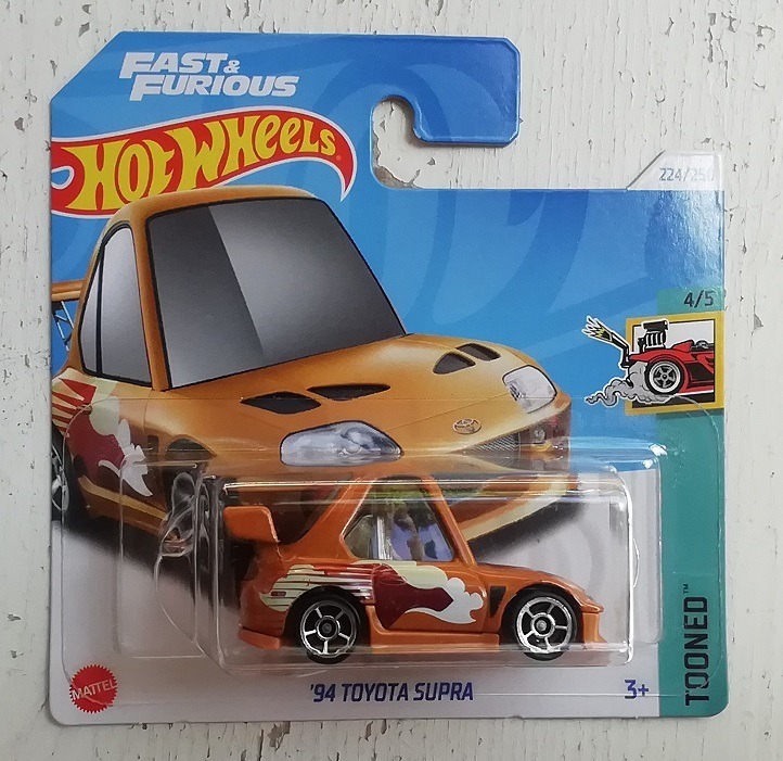 ミニカー Hotwheels FAST& FURIOUS SUPRA HW HOT WHEELS - FAST & FURIOUS F&F - '94 Toyota Supra Tooned