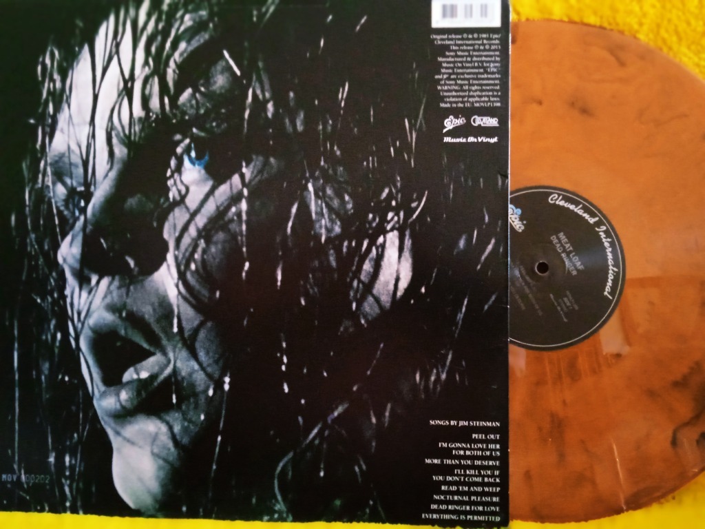 MEAT LOAF Dead Ringer 1981/2015 marmurkowy Warszawa Licytacja na