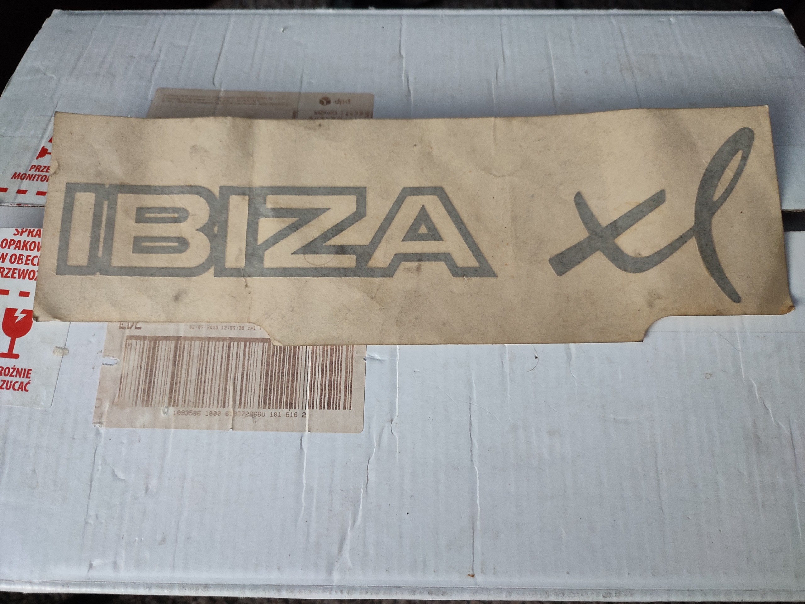 НАКЛЕЙКА OE SEAT IBIZA XL MK1 6K5 