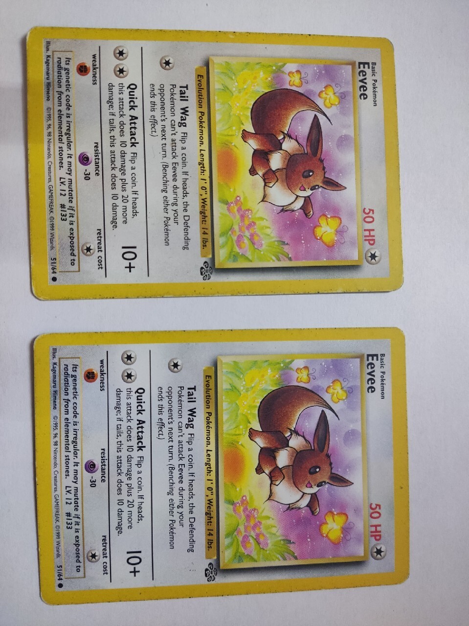 Eevee 51/64 Pokemon Jungle stan 4/6 rok 1995 - 1998 | Warszawa | Ogoszenie  na Allegro Lokalnie