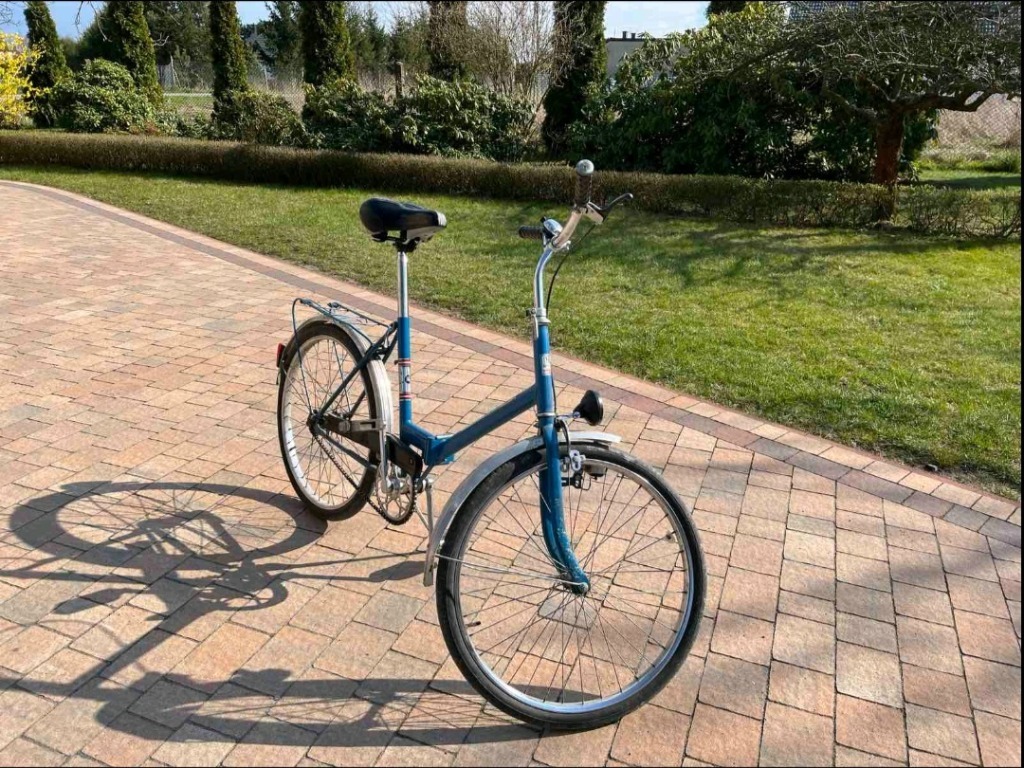 Rower składak Jubilat 2 PRL Sieradz Licytacja na Allegro Lokalnie