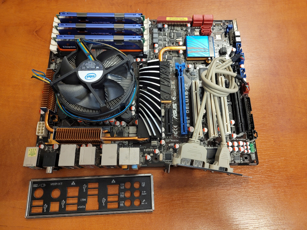 Asus P6T Deluxe v2, i7950, 6GB DDR3 Poznań Kup teraz na Allegro
