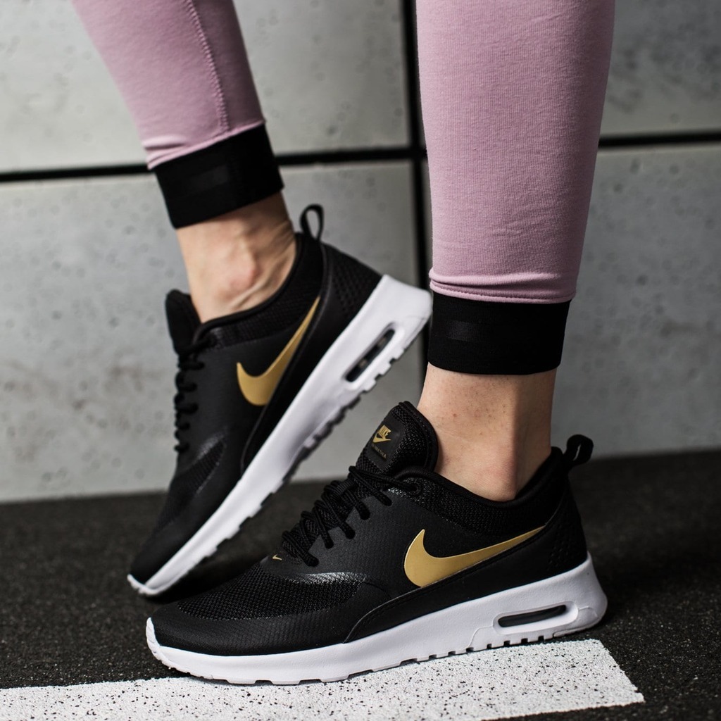 Formulering roltrap Ananiver Buty Damskie Nike Wmns Air Max Thea J czarne złote | Gorzów Wielkopolski |  Kup teraz na Allegro Lokalnie