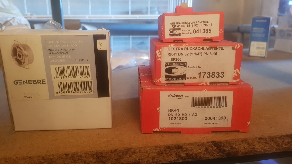 Zawor zwrotny miedzykolnierzowy GESTRA RK41 DN50 | Kutno | Kup teraz na ...