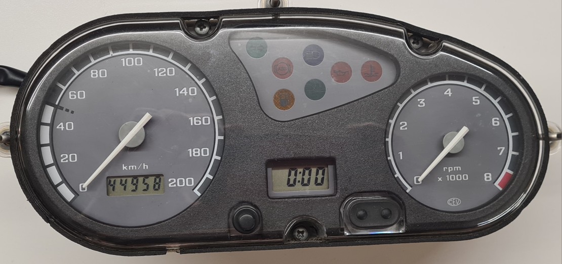 ПРИБОРНА ПАНЕЛЬ ПАНЕЛЬ ПРИЛАДІВ BMW F650 GS CS РІЗНИЙ PRZEBIEG, Z ZAROWKAMI 