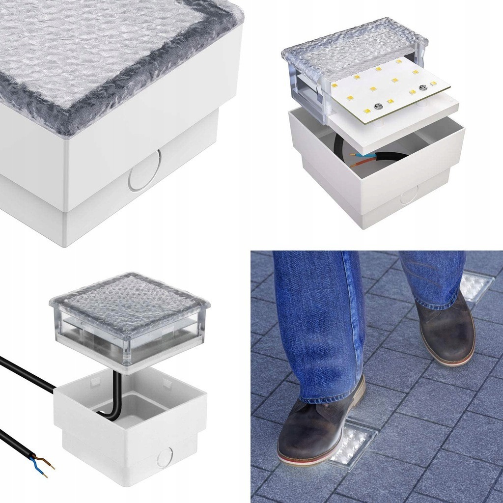 Lampki LED do kostki brukowej 10 Gdów Kup teraz na Allegro Lokalnie