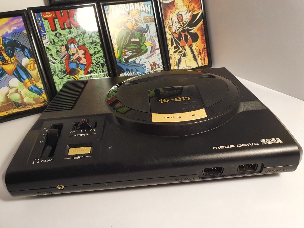 SEGA MEGADRIVE 16BIT KOMPLETNA Z GRĄ Bielawa Licytacja na Allegro Lokalnie