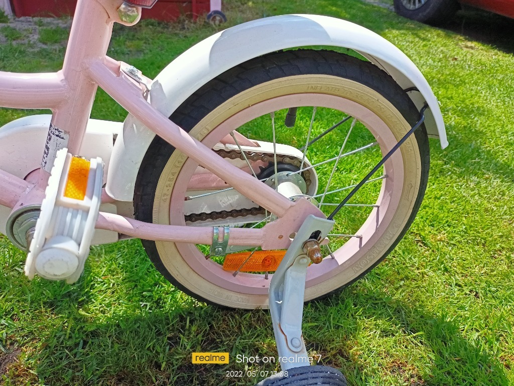 Rower Sun Baby HEART BIKE 14" Biały, Różowy Mrozów Kup teraz na