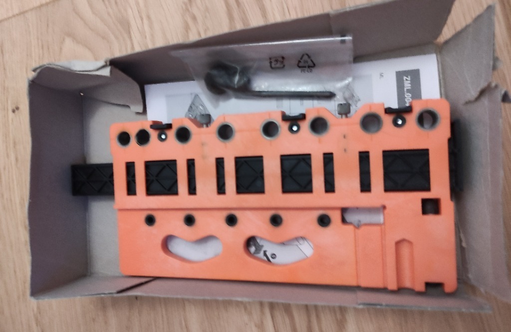 Wzornik, szablon wiertarski BLUM ZML.0040.01 Wrocław Kup teraz na