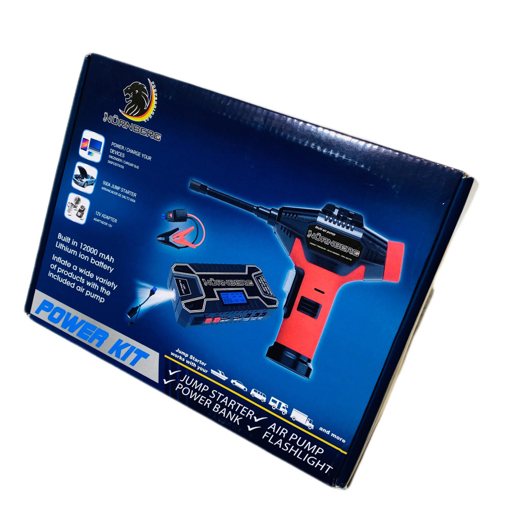 POWER BANK + JUMP STARTER + AIR PUMP + CHARGER SKIERNIEWICE Kup