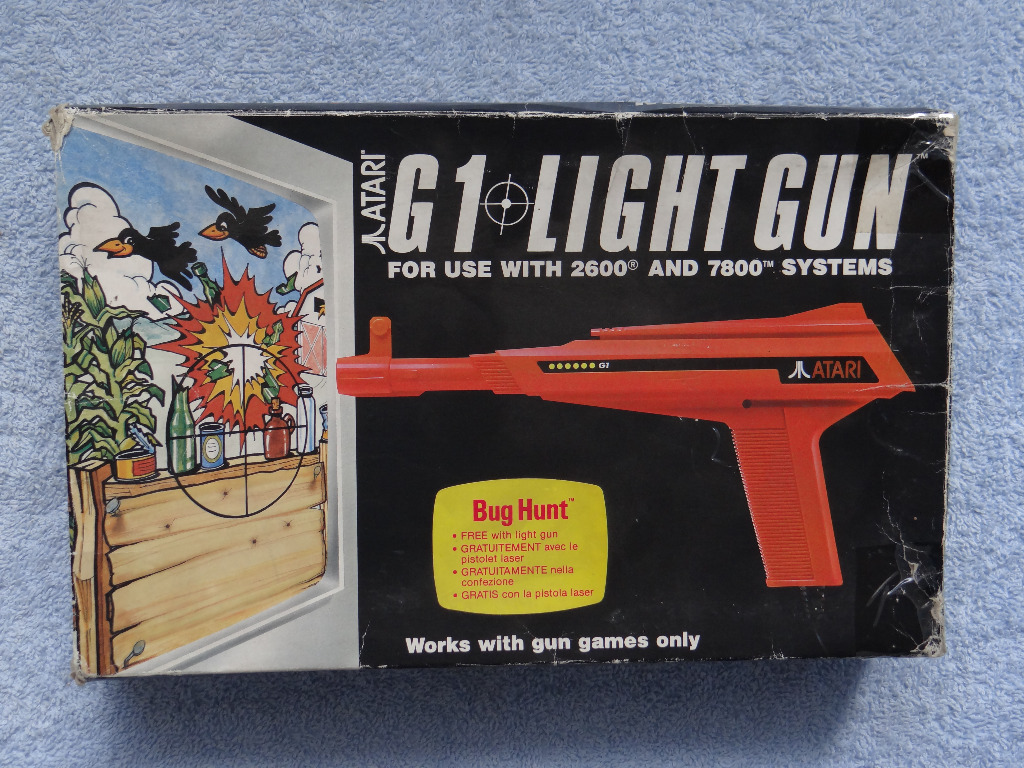 UNIKAT JEDYNY PISTOLET ATARI G1 LIGHT GUN BOX GRA Turek Ogłoszenie