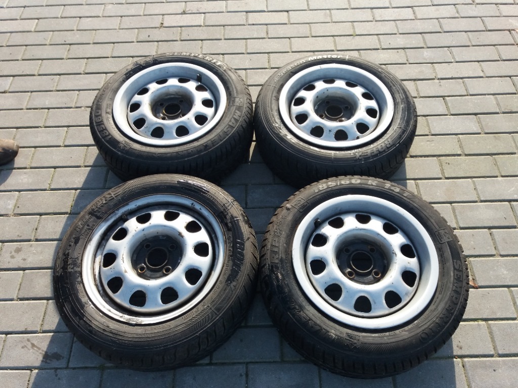 FELGI STALOWE 14" VW 4x100 ET 45 Kup teraz za 200,00 zł