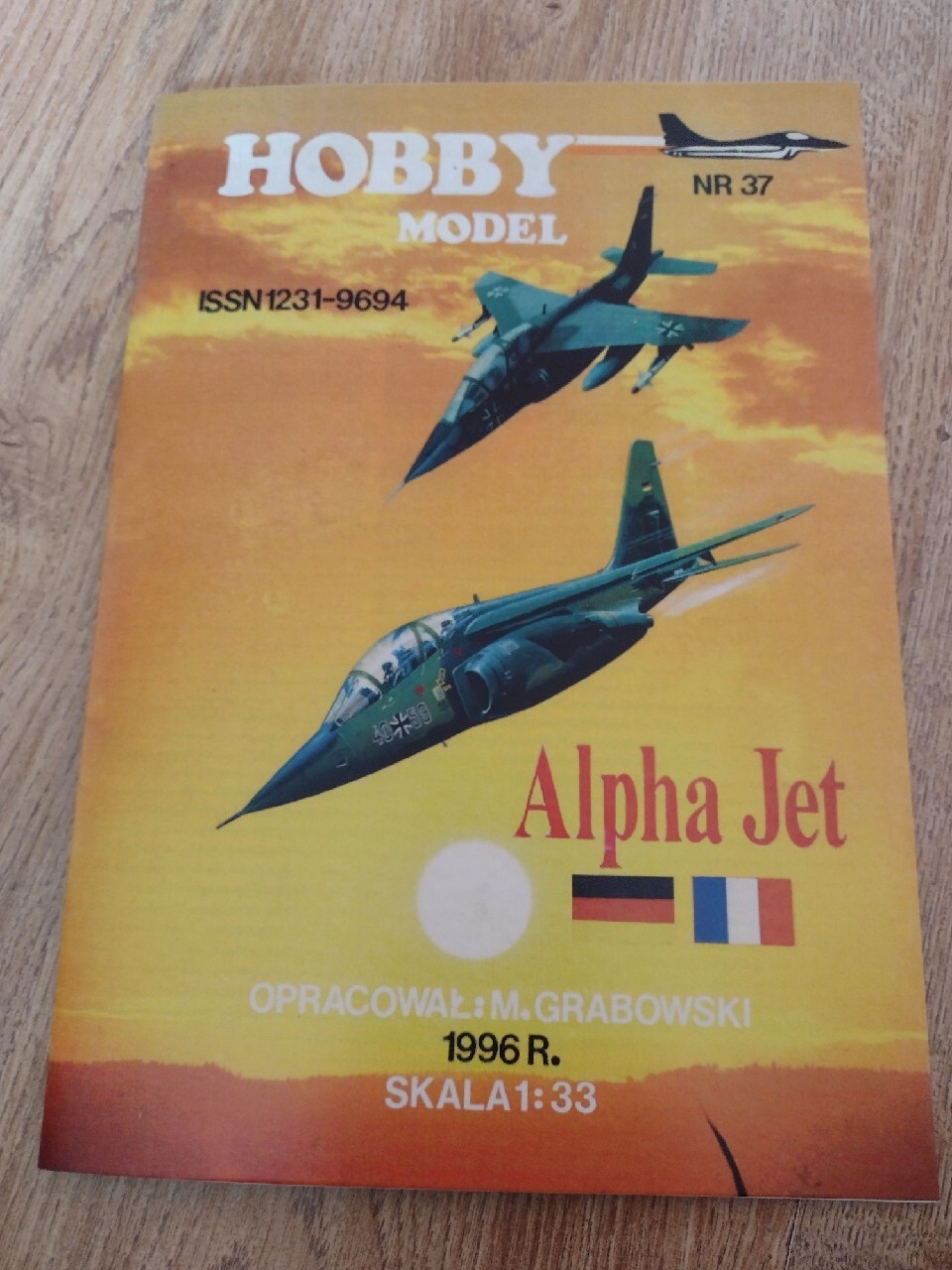 Model kartonowy Hobby Model Alpha Jet Wschowa Kup teraz na Allegro