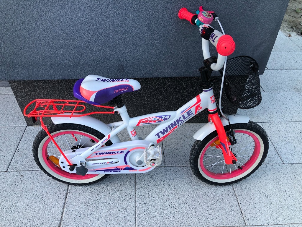 Rower 14 cali TWINKLE Girl PRO SPORTS ZielonkiParcela Kup teraz na
