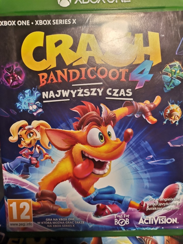 Crash bandicoot 4 xbox one series x pl ideal Pyzówka Kup teraz na