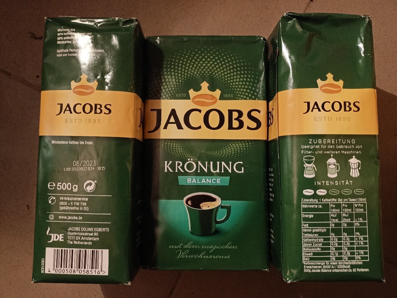 Kawa Jacobs Balance mielona 0,5kg z Niemiec Bydgoszcz Kup teraz na