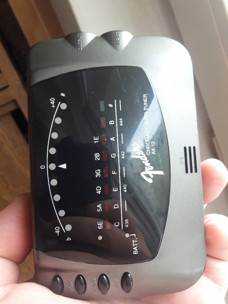 FENDER Tuner AX12 tuner stroik od 1zł Warszawa Licytacja na