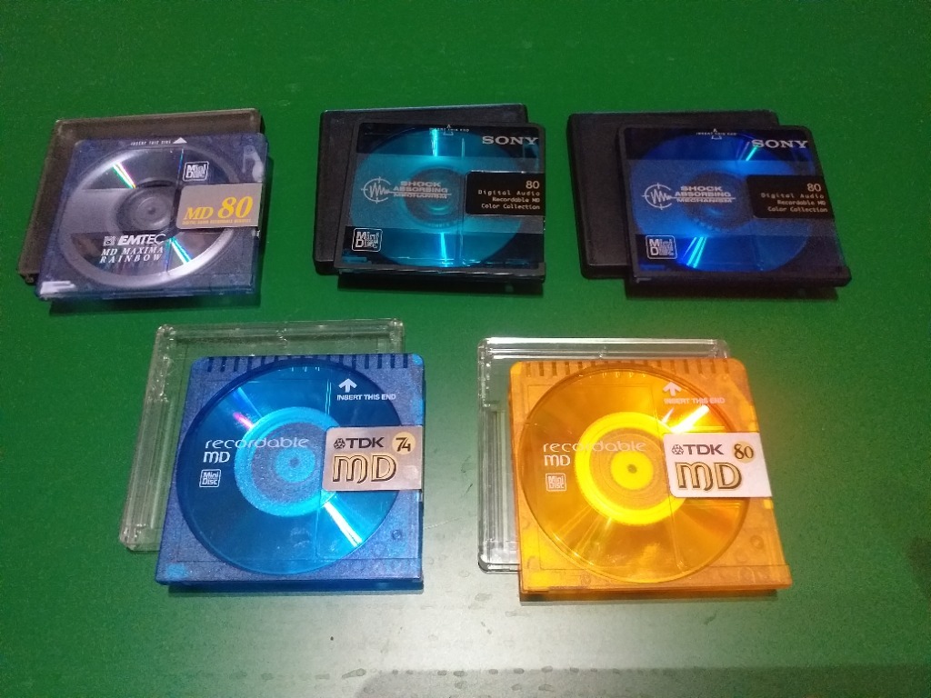 MiniDisc SONY TDK EMTEC komplet 5 szt. Dąb Polski Kup teraz na